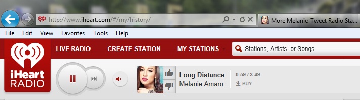 Long Distance playing on iHeart Radio