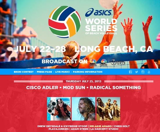 Melanie Amaro Sings at the Basics World Series Volley Ball Tournament in Long Beach, CA 7/22-28