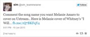 Link to Facebook page where fans are requesting songs for Melanie to sing